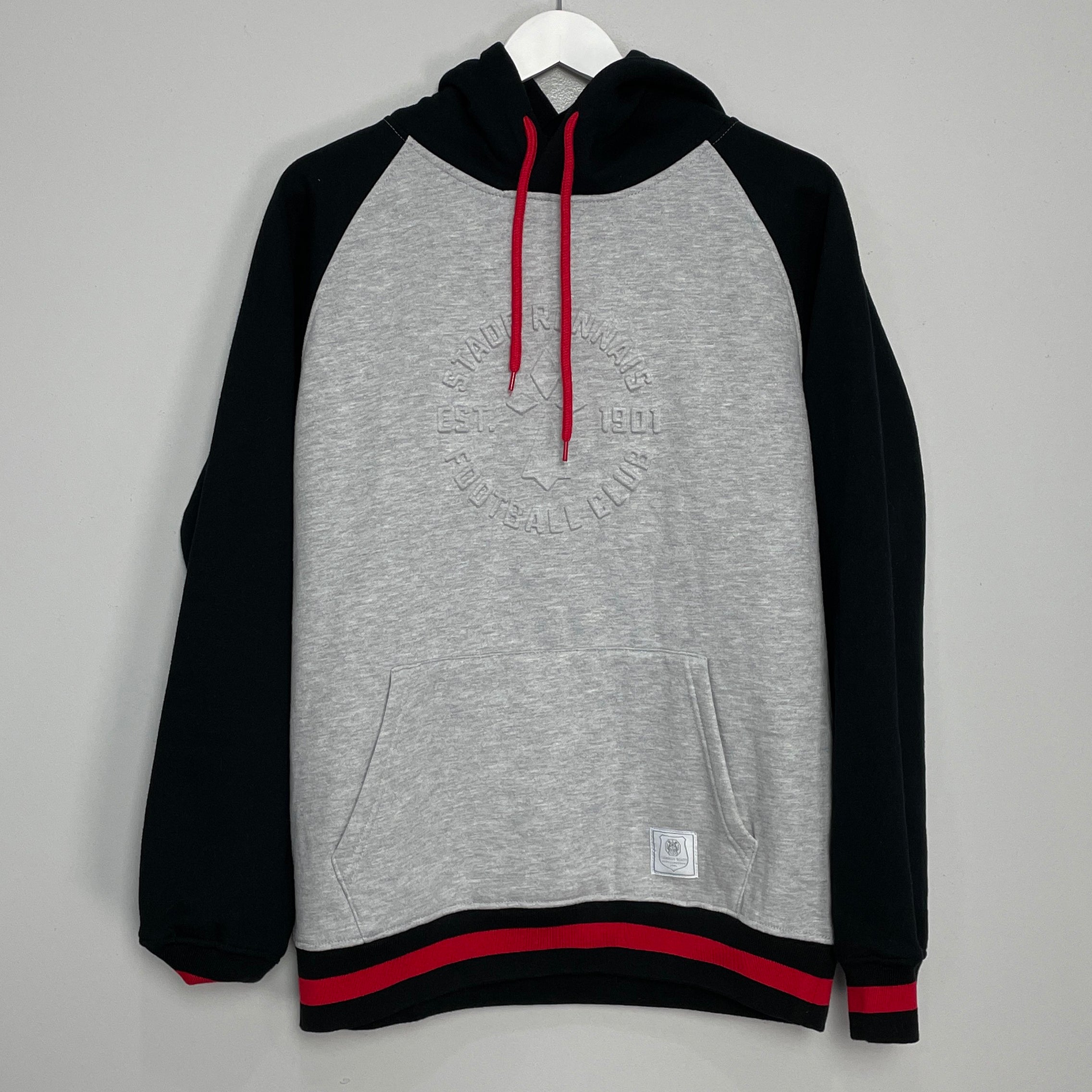 Shop 2022/23 STADE RENNAIS JUMPER (M) OFFICIAL MERCHANDISE HOODIE, classic football shirts, vintage football shirts & retro soccer jerseys at Cult Kits