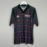 1995/96 TANJONG PAJAR BOYS CLUB #3 TARTAN SHIRT (L) UMBRO
