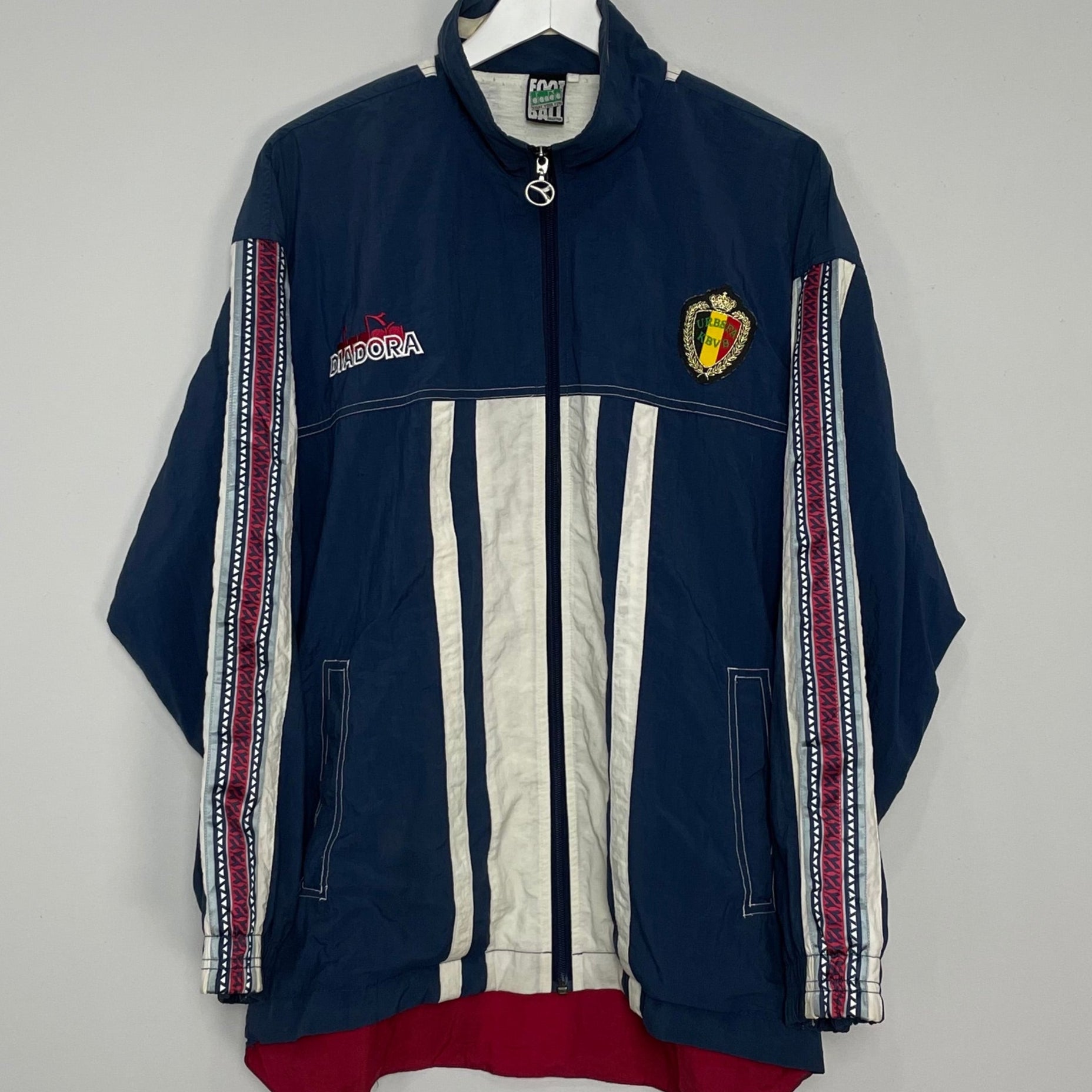 Shop 1996/97 BELGIUM JACKET (M) DIADORA, classic football shirts, vintage football shirts & retro soccer jerseys at Cult Kits
