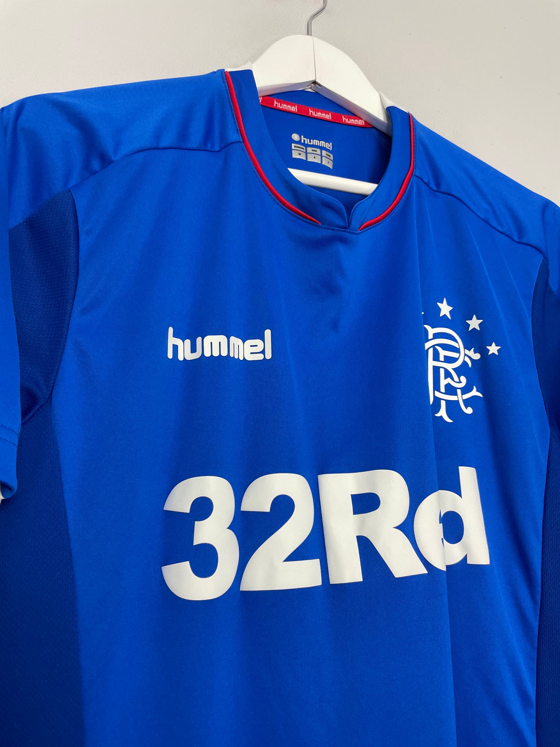 Cult Kits - 2018/19 RANGERS HOME SHIRT (M) HUMMEL