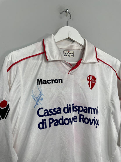 2003/04 PADOVA *SIGNED* #10 HOME SHIRT (XL) MACRON