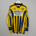 Shop 2004/05 JUVE STABIA #17 *MATCH ISSUE* HOME SHIRT (XL) FLY LINE, classic football shirts, vintage football shirts & retro soccer jerseys at Cult Kits