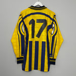 Shop 2004/05 JUVE STABIA #17 *MATCH ISSUE* HOME SHIRT (XL) FLY LINE, classic football shirts, vintage football shirts & retro soccer jerseys at Cult Kits