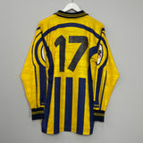 Shop 2004/05 JUVE STABIA #17 *MATCH ISSUE* HOME SHIRT (XL) FLY LINE, classic football shirts, vintage football shirts & retro soccer jerseys at Cult Kits