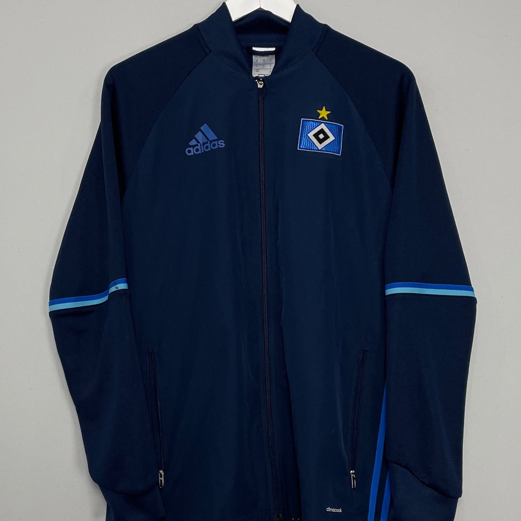Shop 2015/16 HAMBURG TRAINING JACKET (M) ADIDAS, classic football shirts, vintage football shirts & retro soccer jerseys at Cult Kits