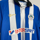 2014/15 WIGAN MCLEAN #11 *MATCH ISSUE* L/S HOME SHIRT (M) MI-FIT