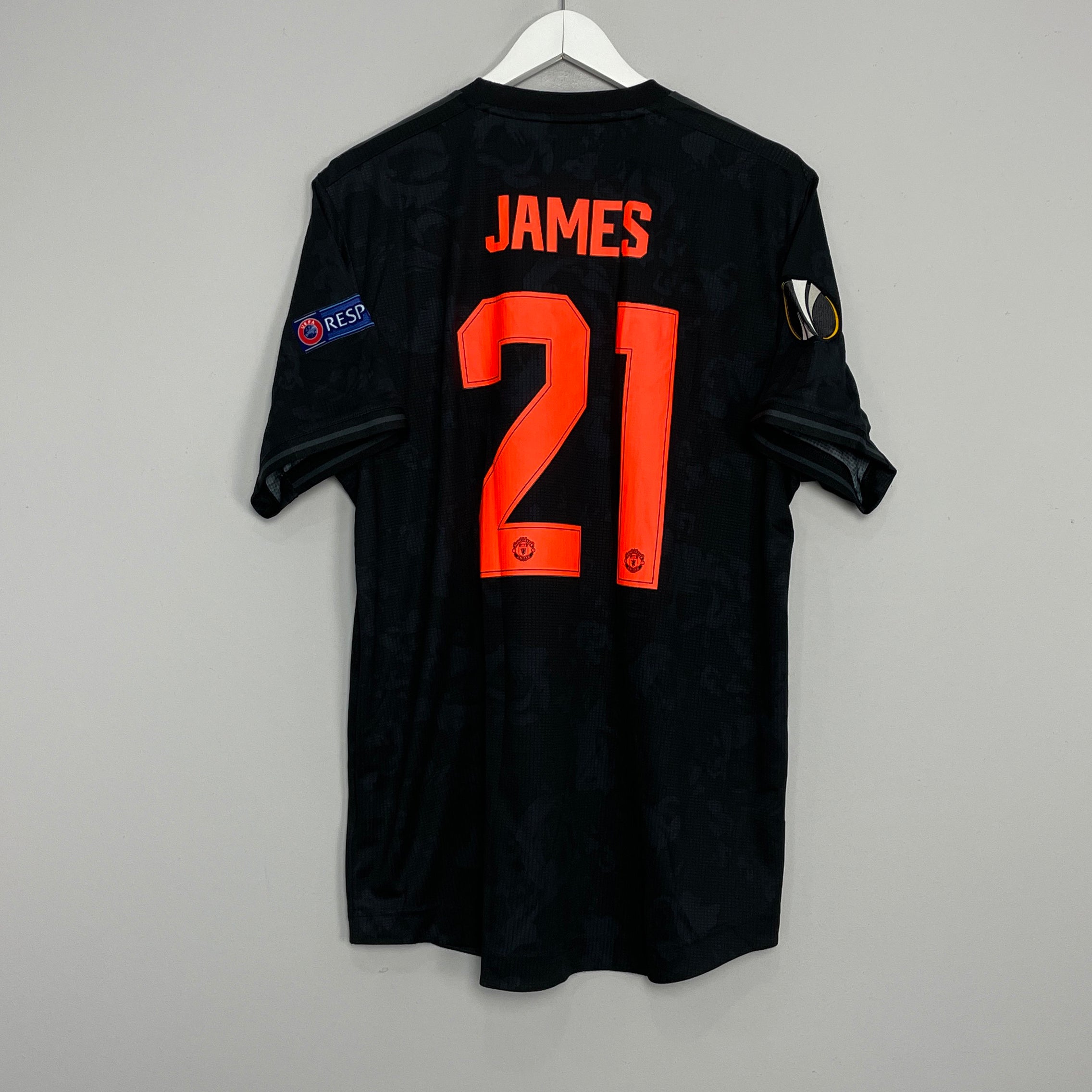 Shop 2019/20 MANCHESTER UNITED JAMES #21 *PLAYER ISSUE AUTHENTIC* THIRD SHIRT (XL) ADIDAS, classic football shirts, vintage football shirts & retro soccer jerseys at Cult Kits