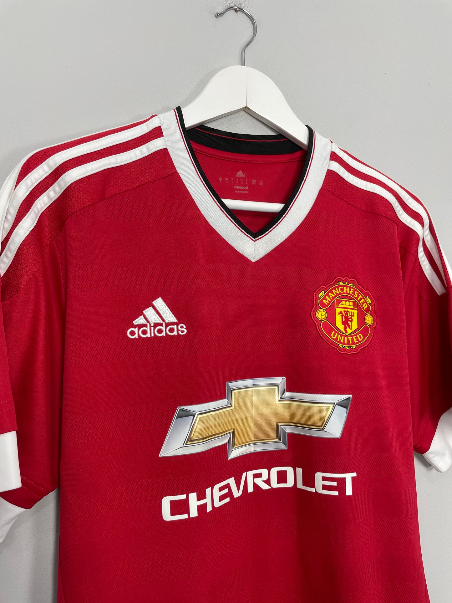 2015/16 MANCHESTER UNITED HOME SHIRT (L) ADIDAS
