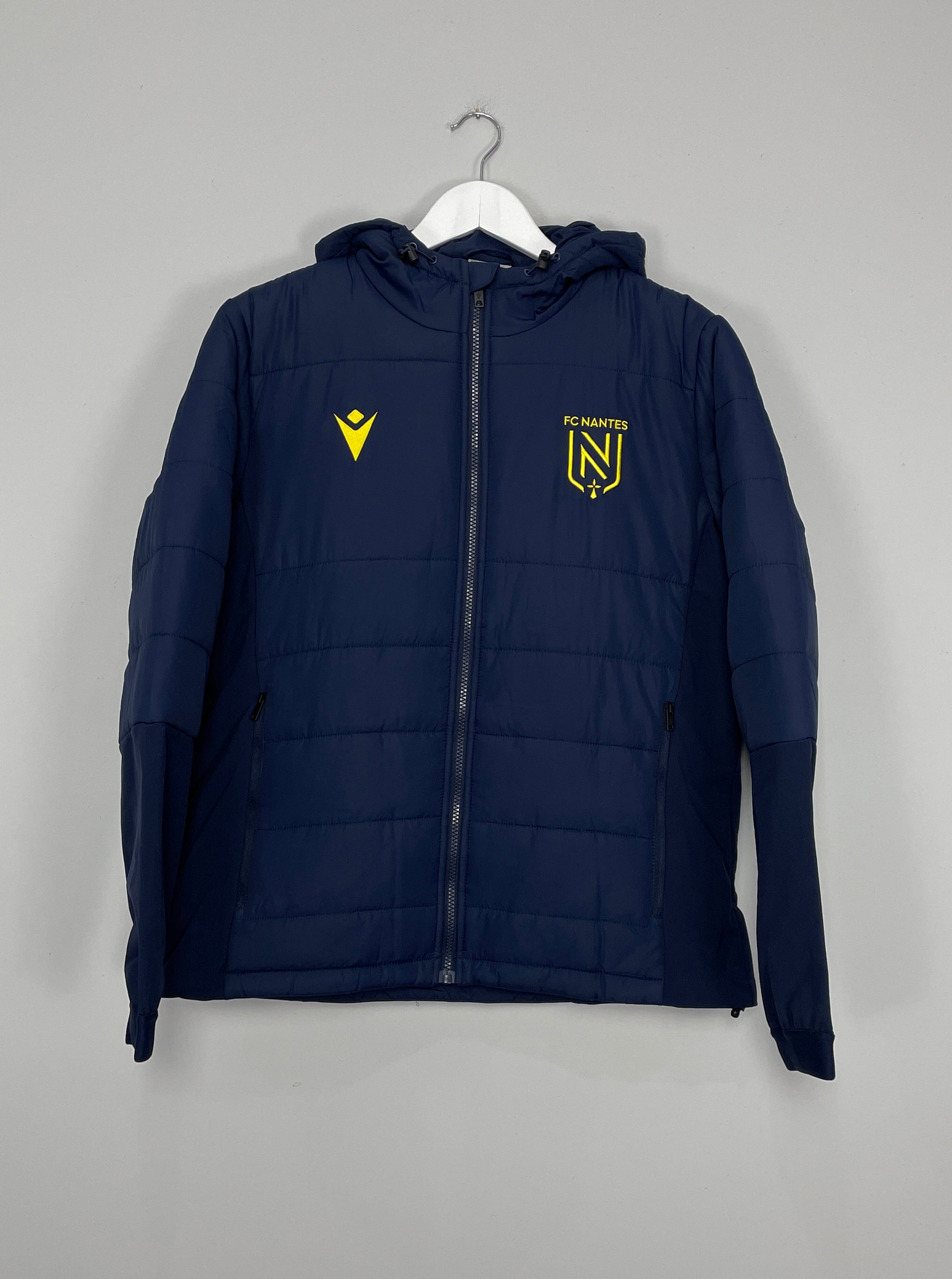 Shop 2020/21 NANTES PUFFER JACKET (M) MACRON, classic football shirts, vintage football shirts & retro soccer jerseys at Cult Kits