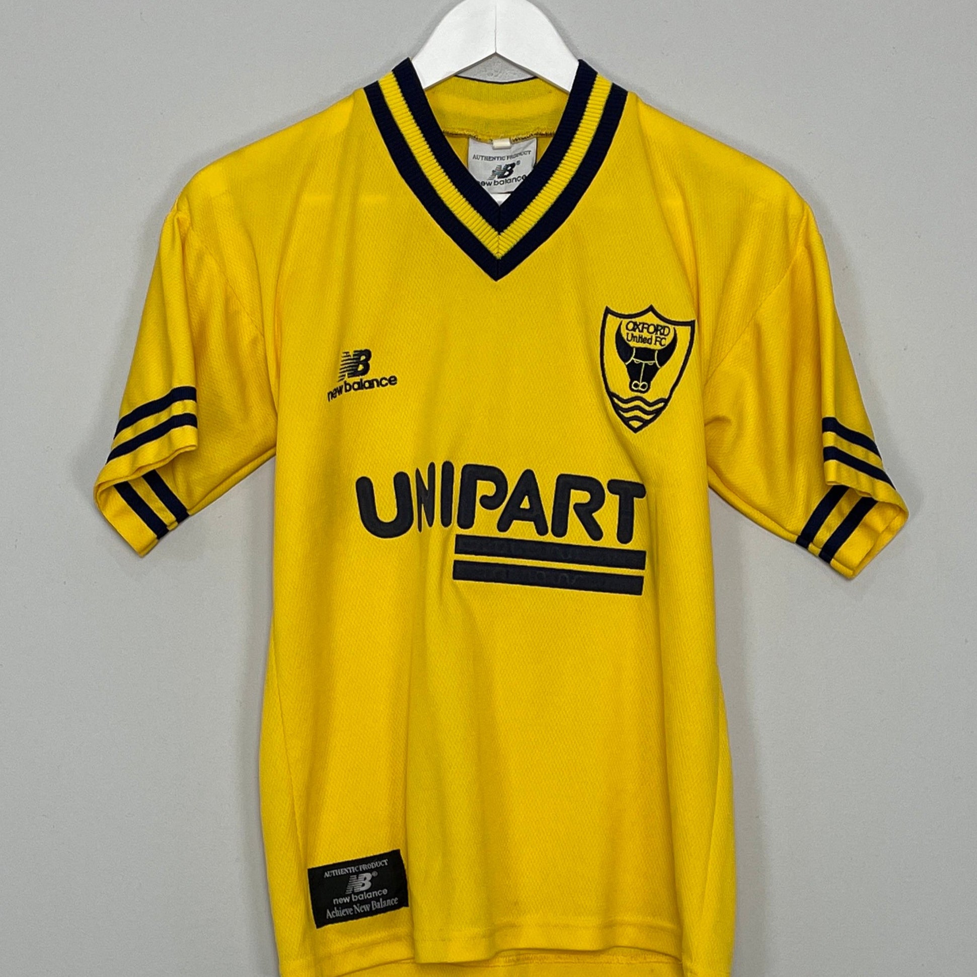 Shop 1998/00 OXFORD UNITED HOME SHIRT (XS) NEW BALANCE, classic football shirts, vintage football shirts & retro soccer jerseys at Cult Kits