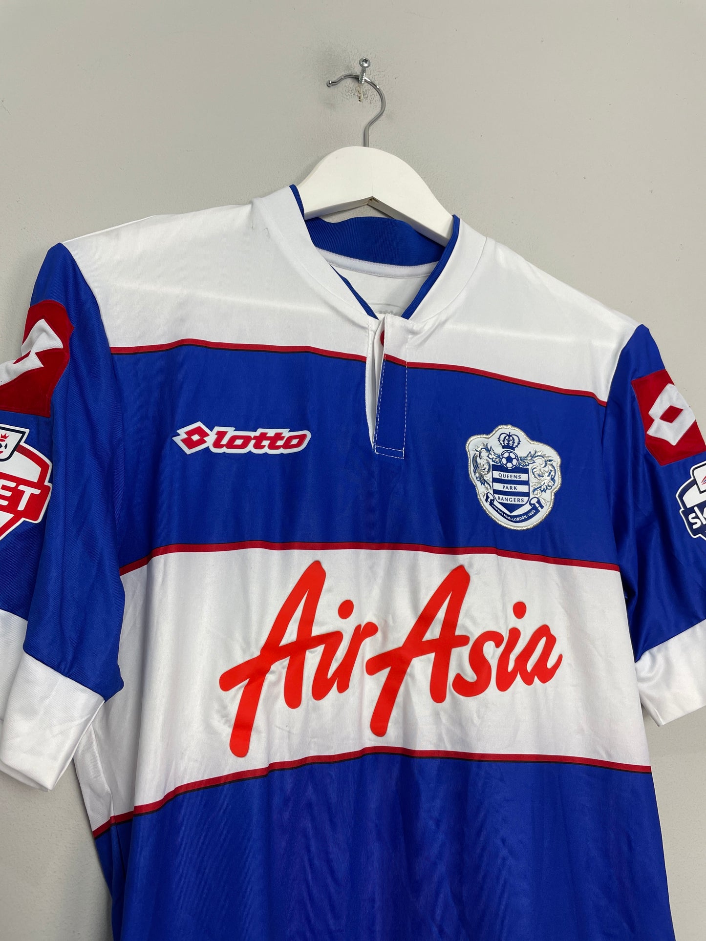 2013/14 QPR RAVEL #4 *MATCH ISSUE* HOME SHIRT (S) LOTTO