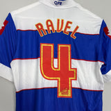 2013/14 QPR RAVEL #4 *MATCH ISSUE* HOME SHIRT (S) LOTTO