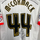 2014/15 FULHAM MCCORMACK #44 *MATCH ISSUE + SIGNED* HOME SHIRT (M) ADIDAS