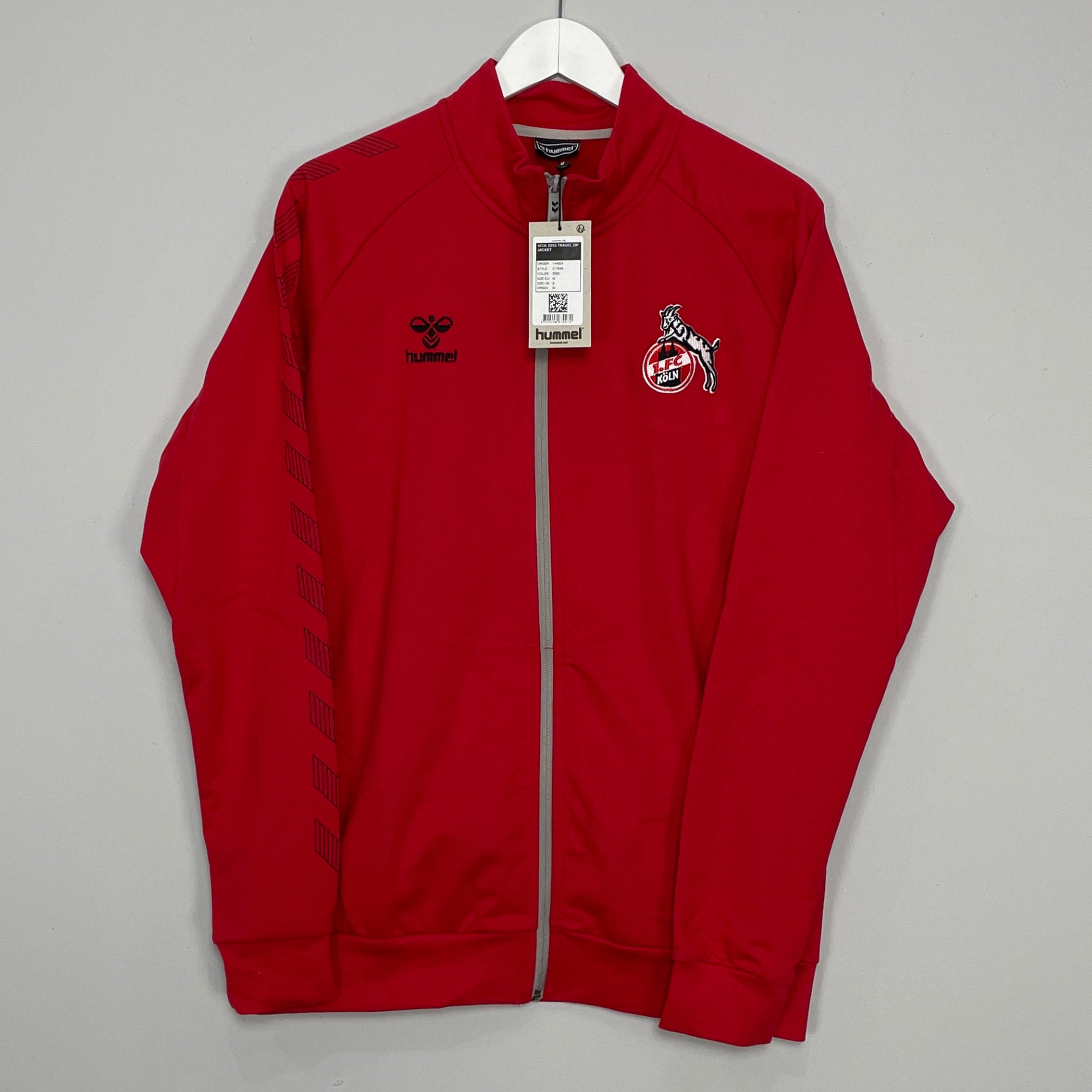 Shop 2022/23 COLOGNE *BNWT* TRAINING JACKET (M) HUMMEL, classic football shirts, vintage football shirts & retro soccer jerseys at Cult Kits