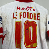 2014/15 CARDIFF CITY LE FONDRE #10 *MATCH WORN + SIGNED* THIRD SHIRT (M) COSWAY SPORTS