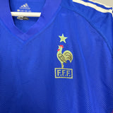 Shop 2002/04 FRANCE *PLAYER ISSUE* HOME SHIRT (M) ADIDAS, classic football shirts, vintage football shirts & retro soccer jerseys at Cult Kits