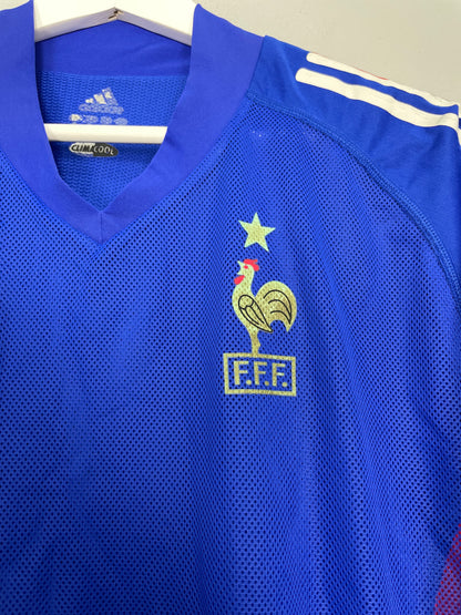 2002/04 FRANCE *PLAYER ISSUE* HOME SHIRT (M) ADIDAS