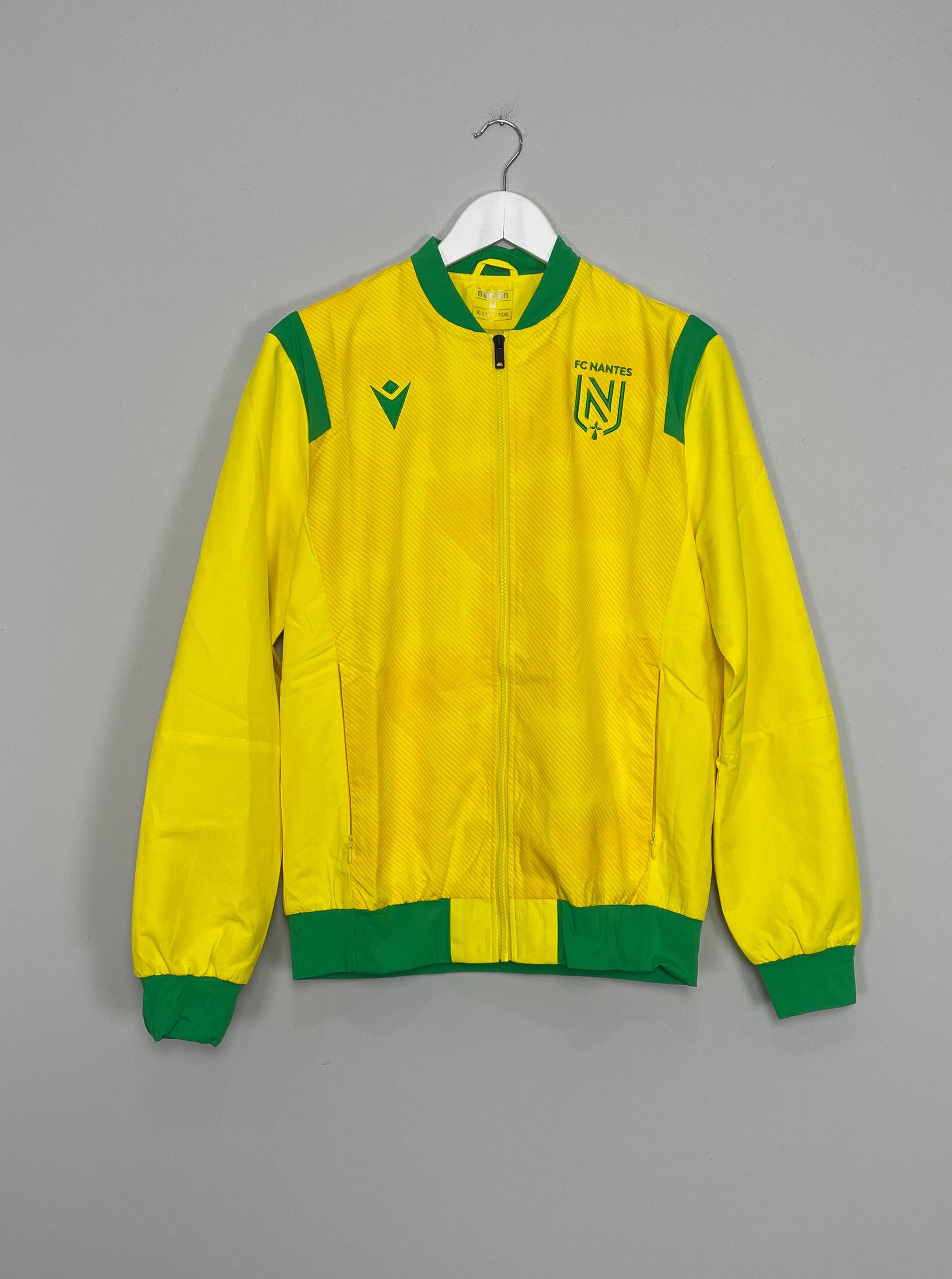 Shop 2020/21 NANTES ANTHEM JACKET (M) MACRON, classic football shirts, vintage football shirts & retro soccer jerseys at Cult Kits