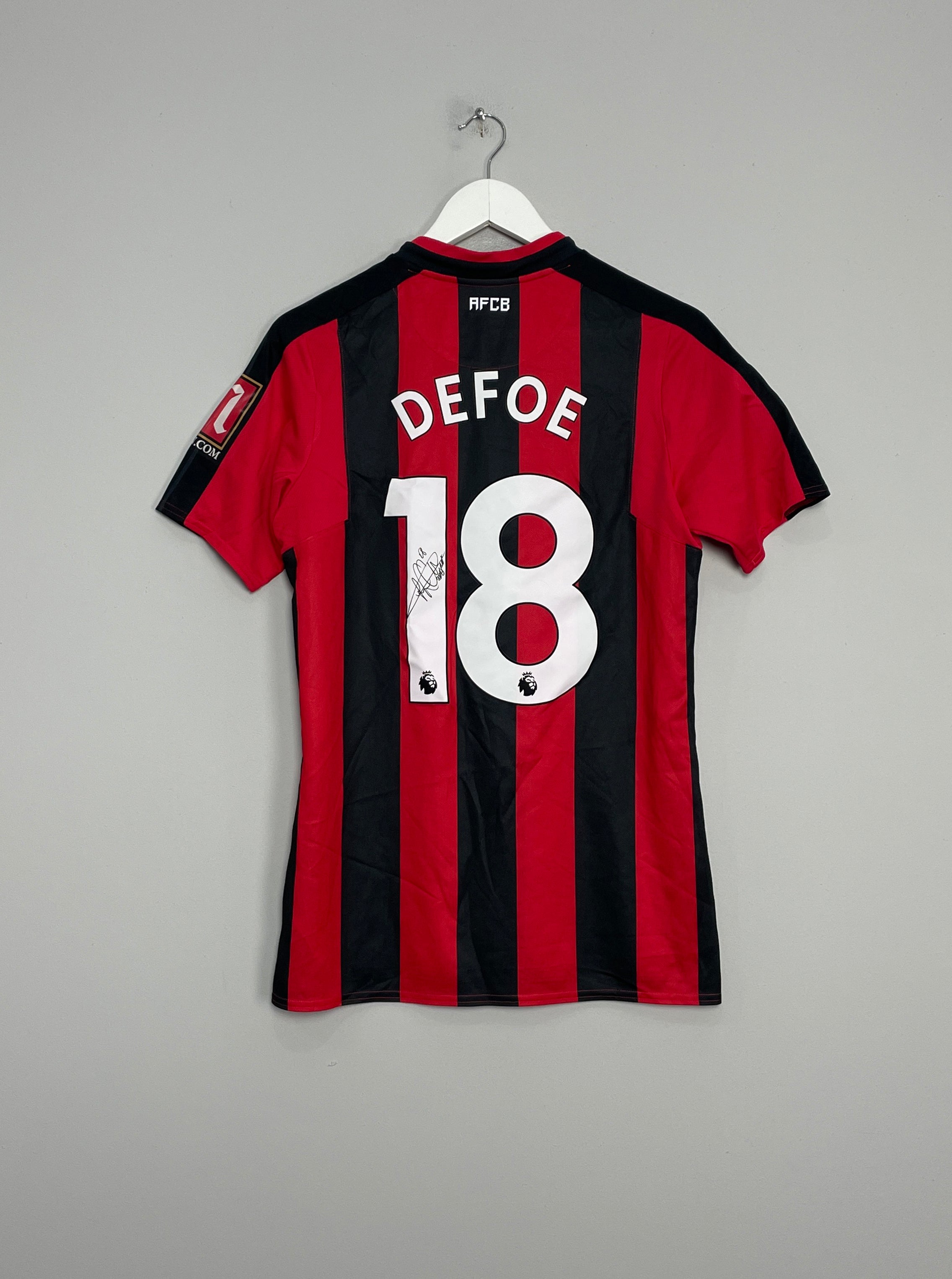 Shop 2018/19 BOURNEMOUTH DEFOE #18 *MATCH WORN + SIGNED* HOME SHIRT (S) UMBRO, classic football shirts, vintage football shirts & retro soccer jerseys at Cult Kits