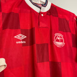 1987/88 ABERDEEN HOME SHIRT (L) UMBRO