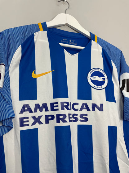 2017/18 BRIGHTON DUNK #5 *MATCH ISSUE* HOME SHIRT (L) NIKE