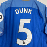 2017/18 BRIGHTON DUNK #5 *MATCH ISSUE* HOME SHIRT (L) NIKE