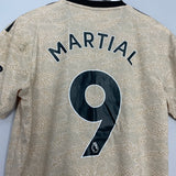 2019/20 MANCHESTER UNITED MARTIAL #9 *MATCH ISSUE* AWAY SHIRT (M) ADIDAS