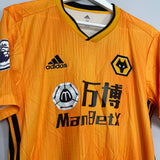 2019/20 WOLVES RAUL #9 *MATCH ISSUE* HOME SHIRT (M) ADIDAS