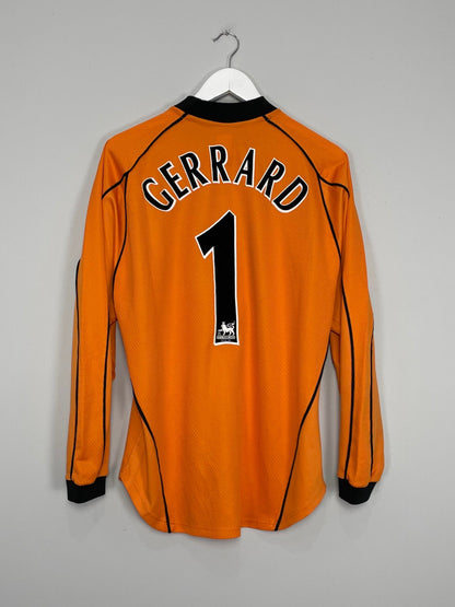 2000/01 EVERTON GERRARD #1 GK SHIRT (M) PUMA