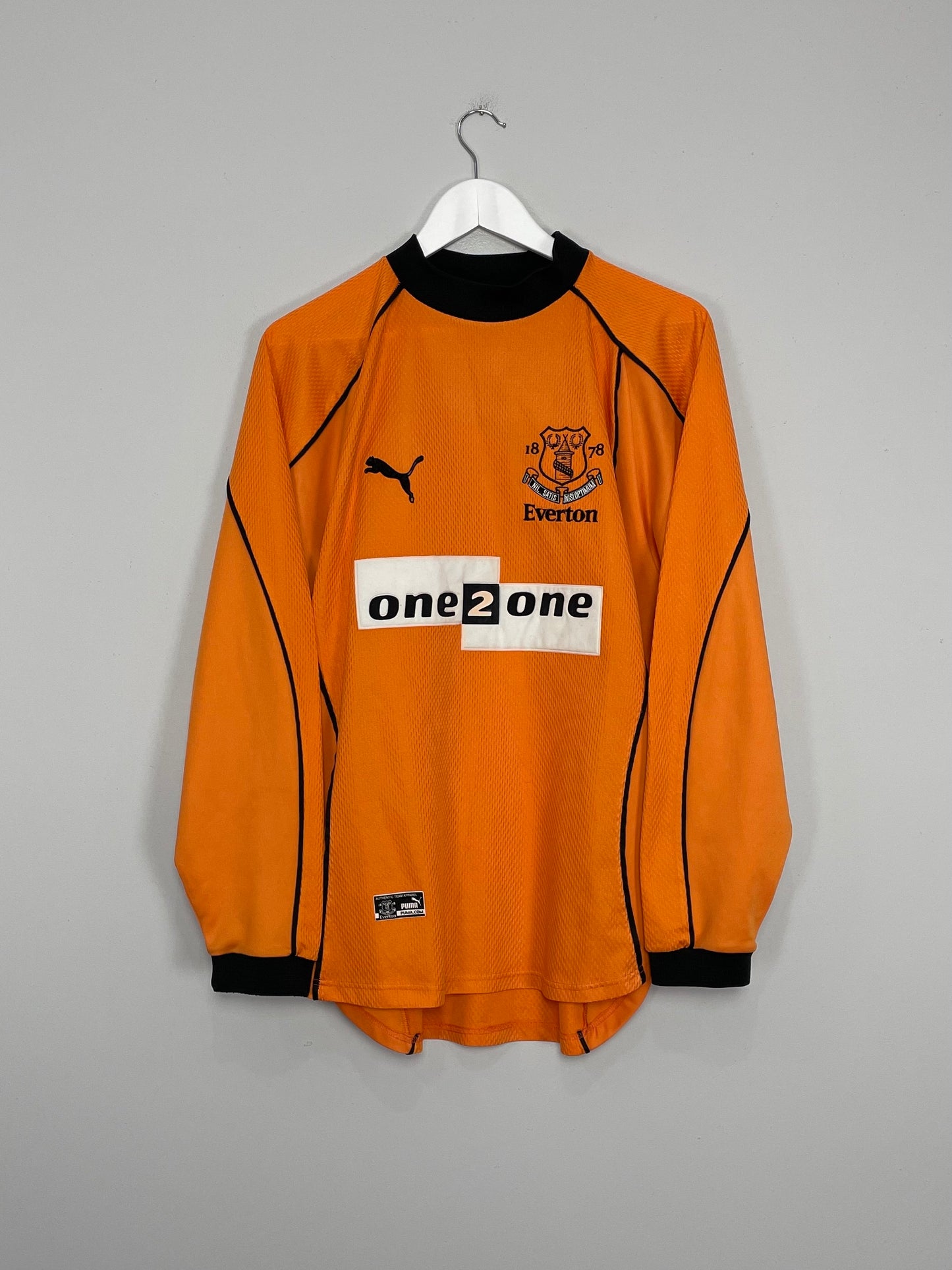 2000/01 EVERTON GERRARD #1 GK SHIRT (M) PUMA