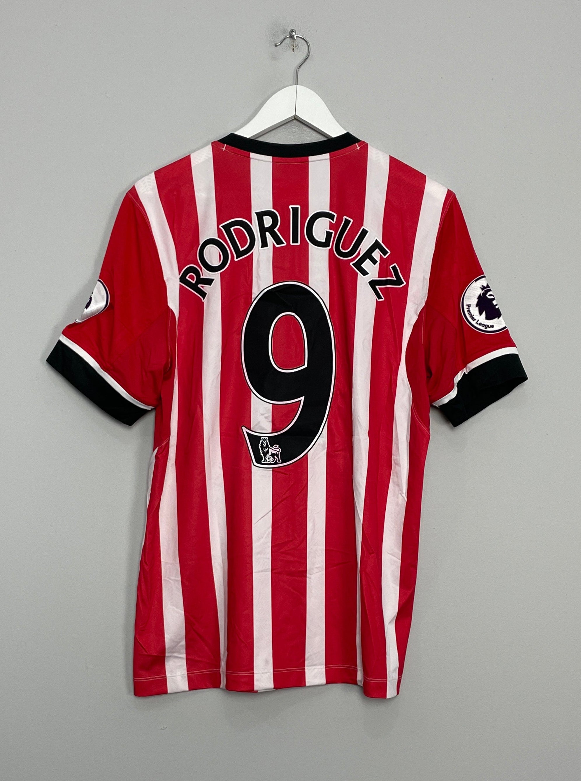 Shop 2016/17 SOUTHAMPTON RODRIGUEZ #9 *MATCH ISSUE* HOME SHIRT (L) UNDER ARMOUR, classic football shirts, vintage football shirts & retro soccer jerseys at Cult Kits