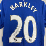 2019/20 EVERTON BARKLEY #20 *MATCH ISSUE + SIGNED* HOME SHIRT (M) UMBRO