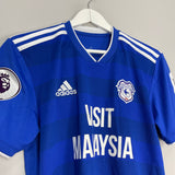 2018/19 CARDIFF CITY RICHARDS #6 *MATCH ISSUE* HOME SHIRT (S) ADIDAS