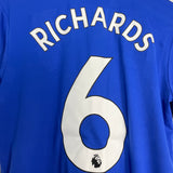 2018/19 CARDIFF CITY RICHARDS #6 *MATCH ISSUE* HOME SHIRT (S) ADIDAS