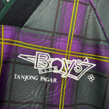 1995/96 TANJONG PAJAR BOYS CLUB #3 TARTAN SHIRT (L) UMBRO