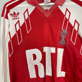 1992 COUPE DE FRANCE 75 YEAR ANNIVERSARY #3 LS SHIRT (L) ADIDAS