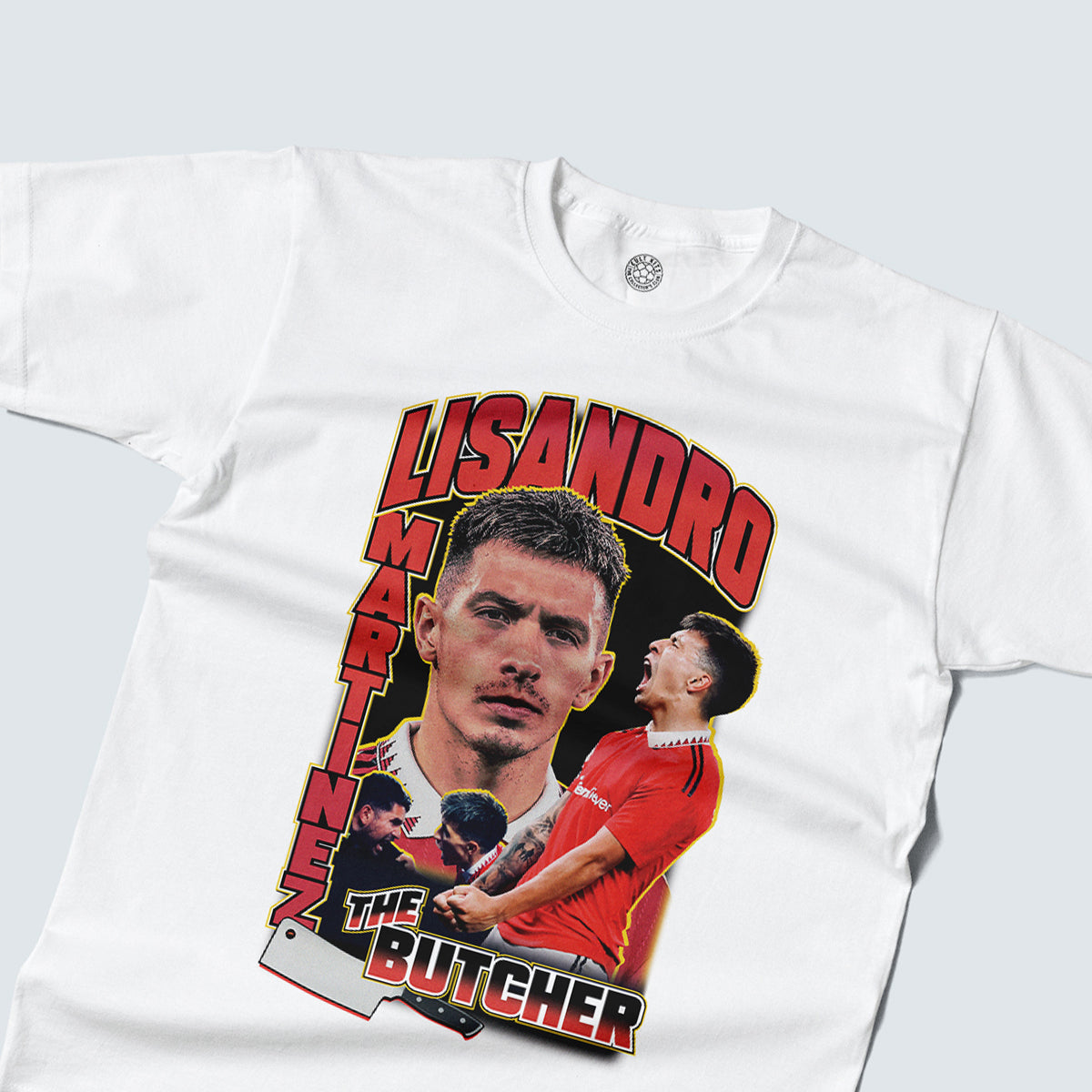 Shop MANCHESTER UNITED MARTINEZ BOOTLEG TEE, classic football shirts, vintage football shirts & retro soccer jerseys at Cult Kits