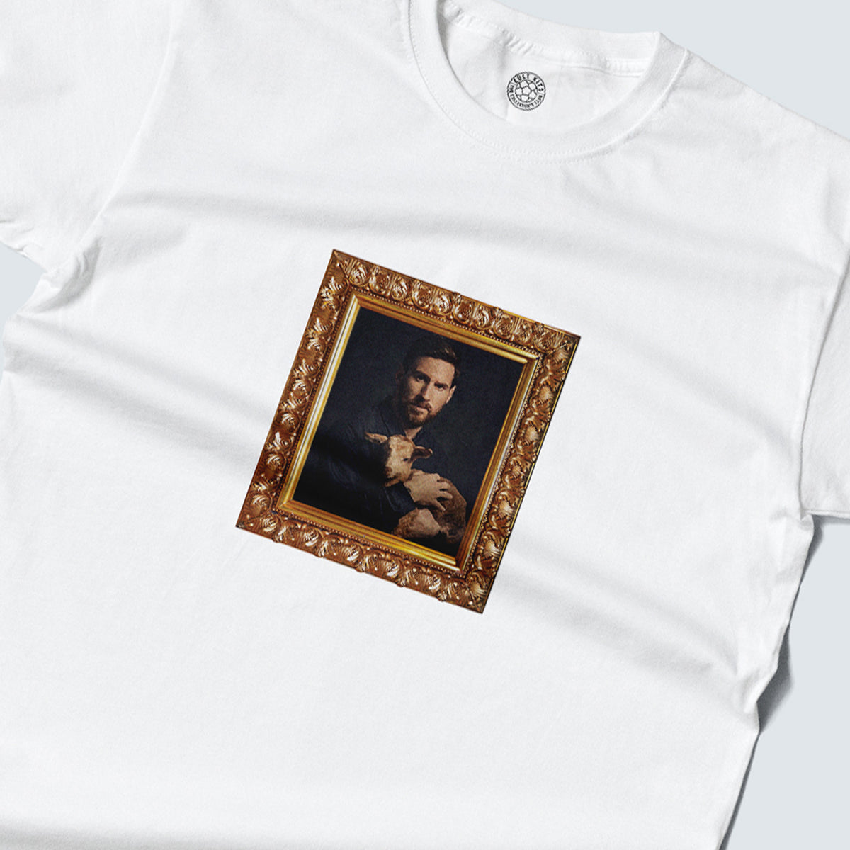 Shop MESSI GOAT TEE, classic football shirts, vintage football shirts & retro soccer jerseys at Cult Kits