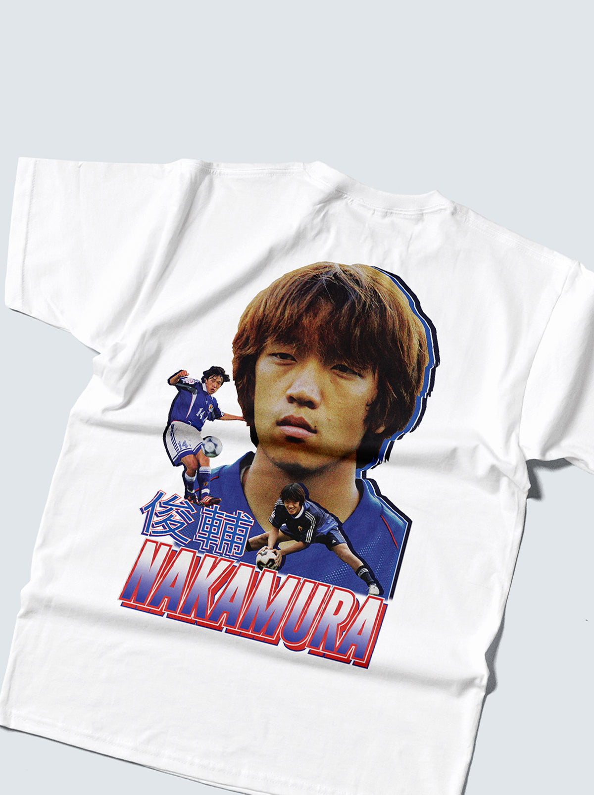 Shop JAPAN NAKAMURA BOOTLEG TEE, classic football shirts, vintage football shirts & retro soccer jerseys at Cult Kits