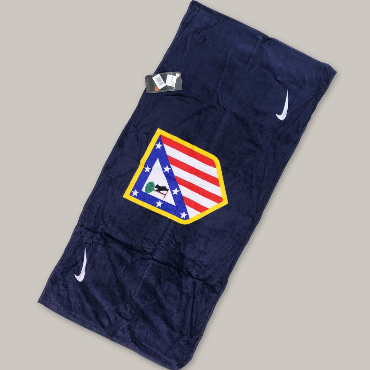 Shop 2001/02 Atletico Madrid *BNWT* Nike Cotton Hand Towel, classic football shirts, vintage football shirts & retro soccer jerseys at Cult Kits