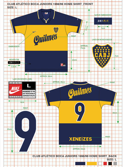 Iconic Kit Design - Boca Juniors Nike Print