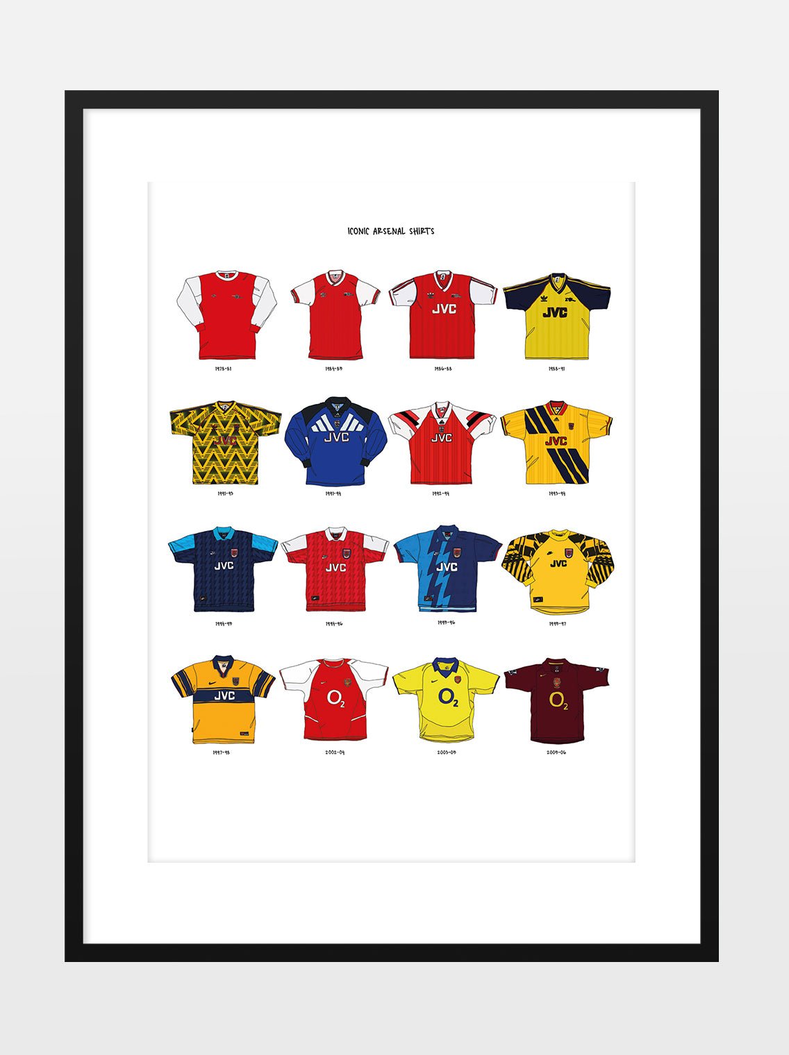 iconic-arsenal-shirts-a3-print
