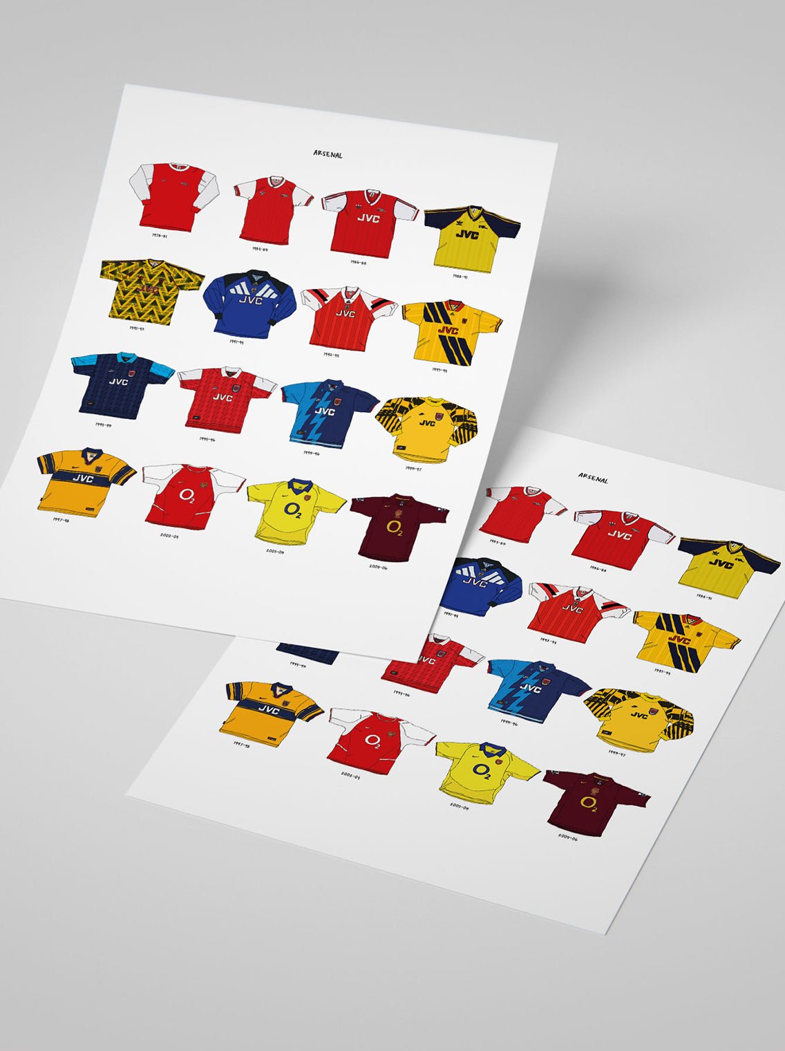 iconic-arsenal-shirts-a3-print