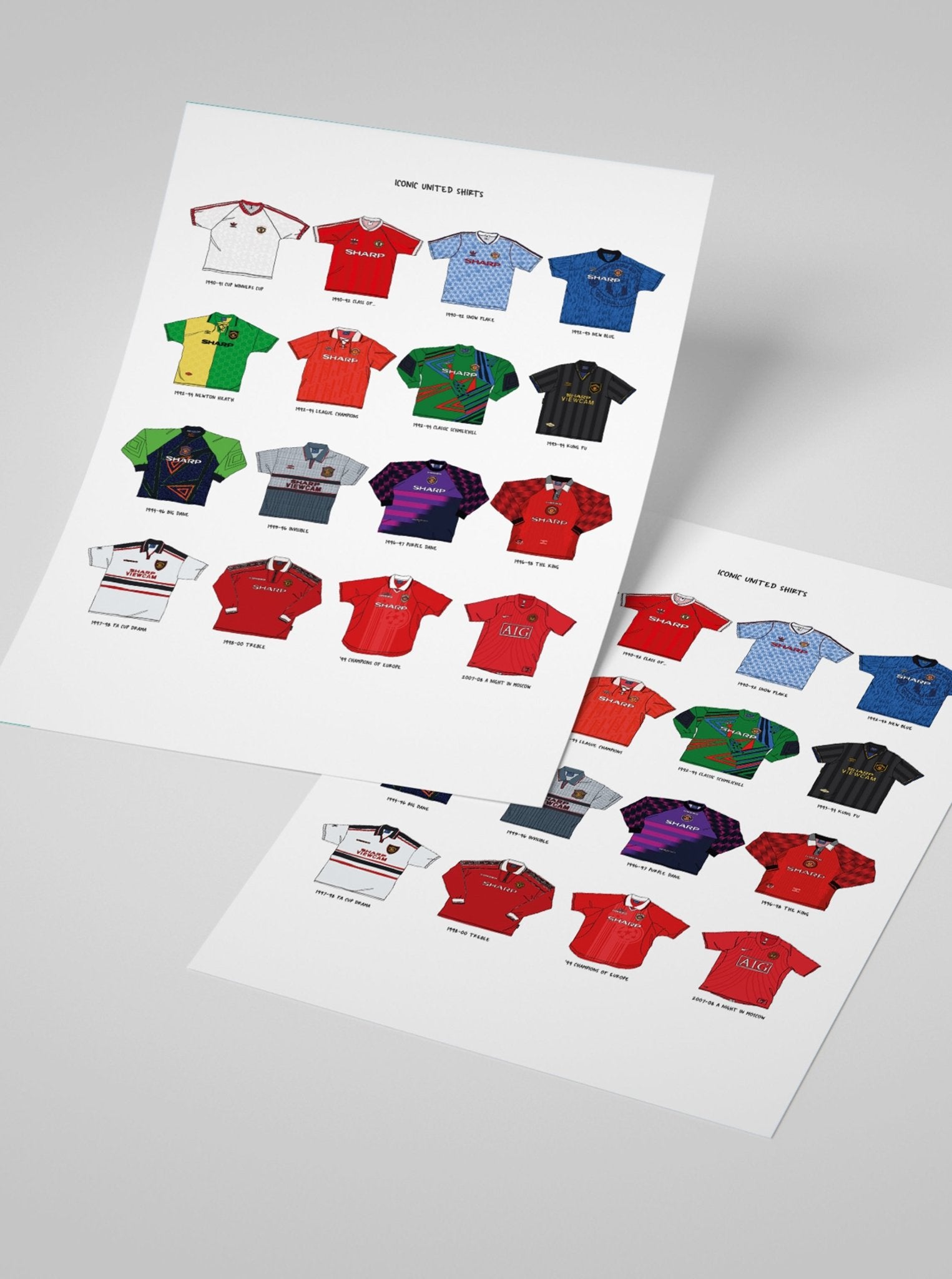 iconic-united-shirts-a3-print