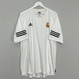2001/02 REAL MADRID TRAINING SHIRT (XXL) ADIDAS