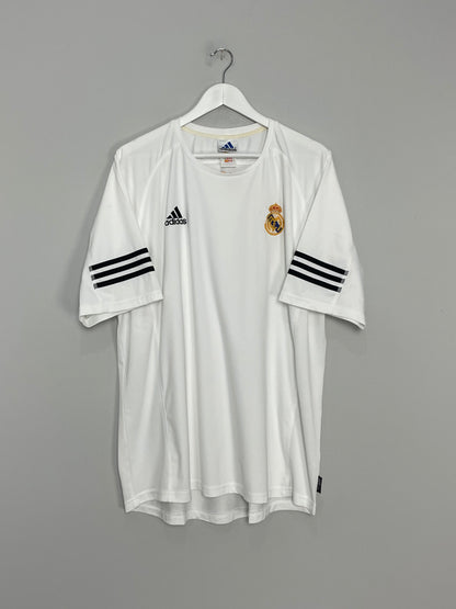 2001/02 REAL MADRID TRAINING SHIRT (XXL) ADIDAS