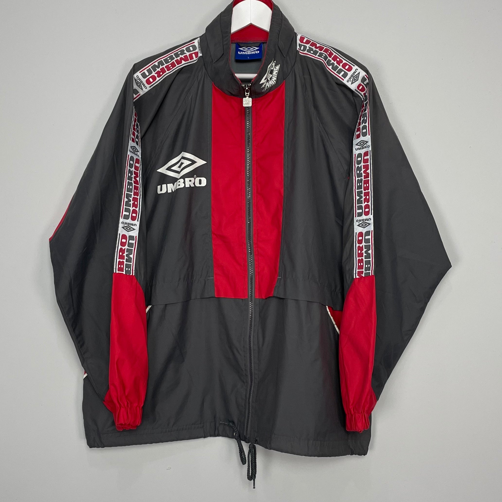 Shop 1994/95 UMBRO TRAINING JACKET (L) UMBRO, classic football shirts, vintage football shirts & retro soccer jerseys at Cult Kits