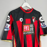 2015/16 BOURNEMOUTH DISTIN #25 *MATCH ISSUED + SIGNED* HOME SHIRT (L) JD