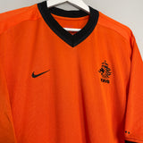 2000/02 NETHERLANDS F. DE BOER #4 HOME SHIRT (XL) NIKE