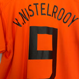 2006/08 NETHERLANDS VAN NISTELROOY #9 HOME SHIRT (M) NIKE